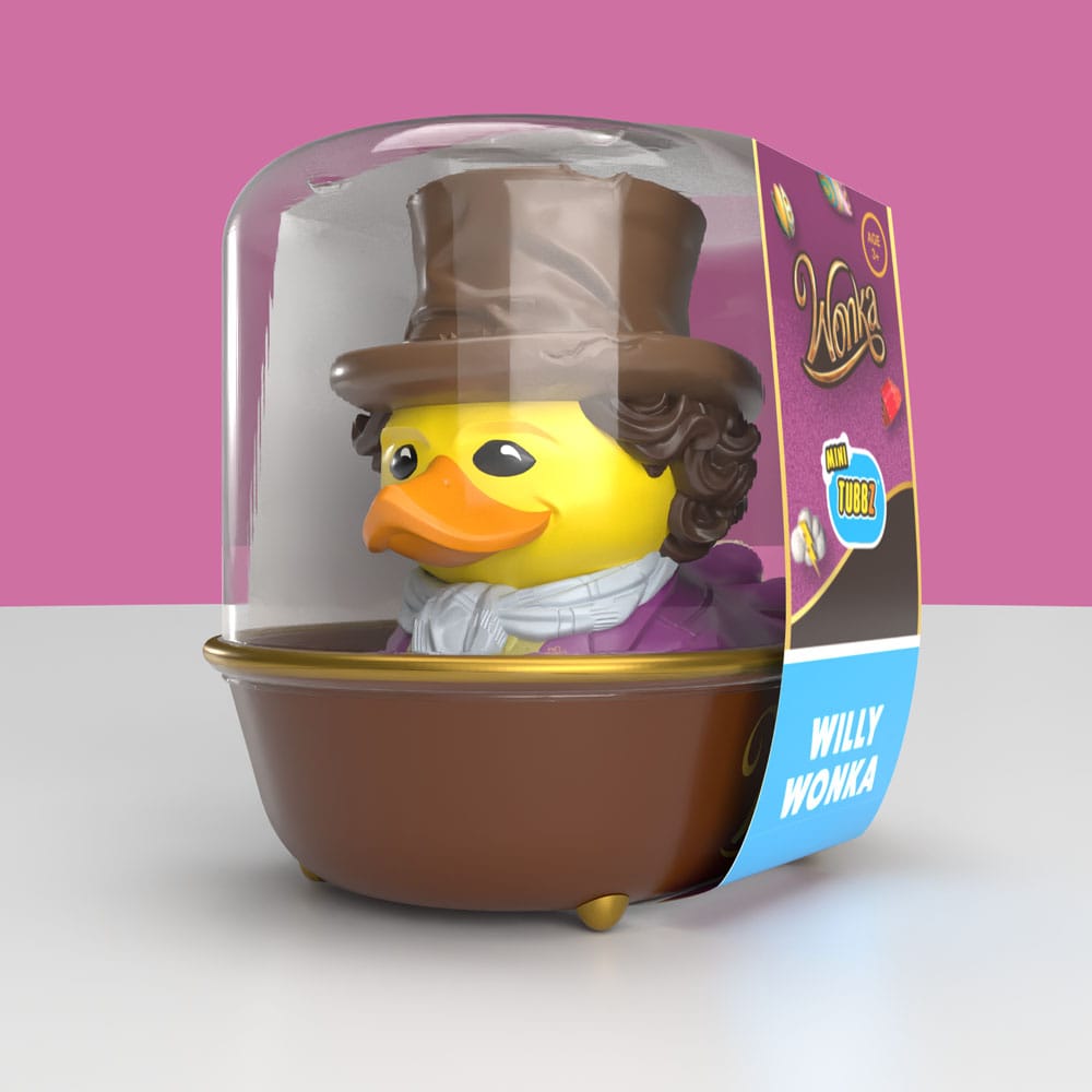 Numskull - Mini TUBBZ Canard de bain - Wonka - Willy Wonka (Édition baignoire) - 5cm