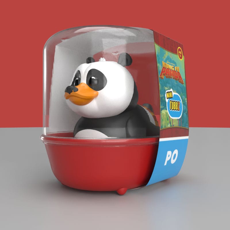 Numskull - Mini TUBBZ Canard de bain - Kung Fu Panda - Po Ping (Édition baignoire) - 5cm