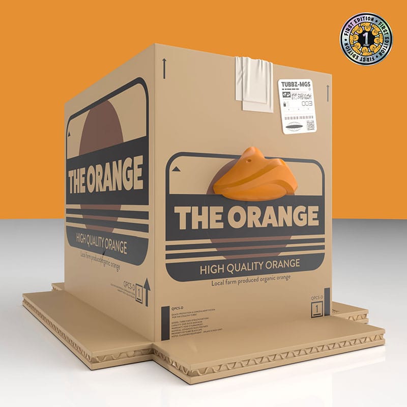 Numskull - Best of TUBBZ Boîte Canard de bain - Metal Gear Solid - The Orange Box - 9cm