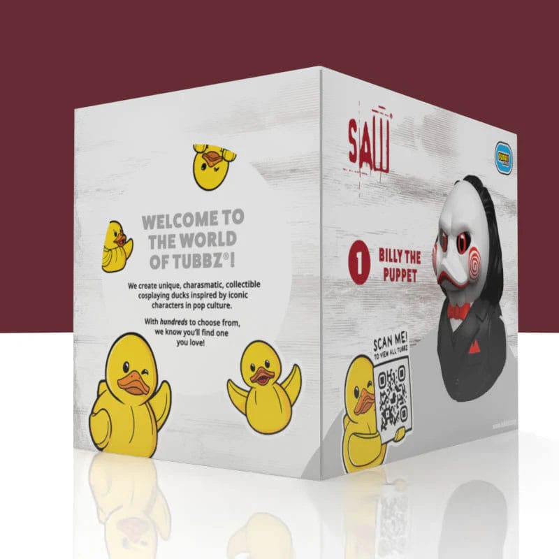 Numskull - Best of TUBBZ Boîte Canard de bain - Saw - Billy The Puppet - 9cm
