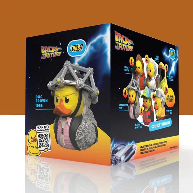 Retour vers le Futur Tubbz figurine PVC Doc Brown 1950s Boxed Edition 10 cm