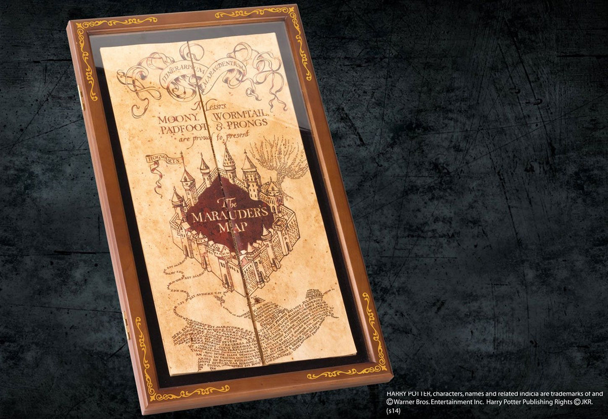 Harry Potter présentoir pour réplique Carte du Maraudeur