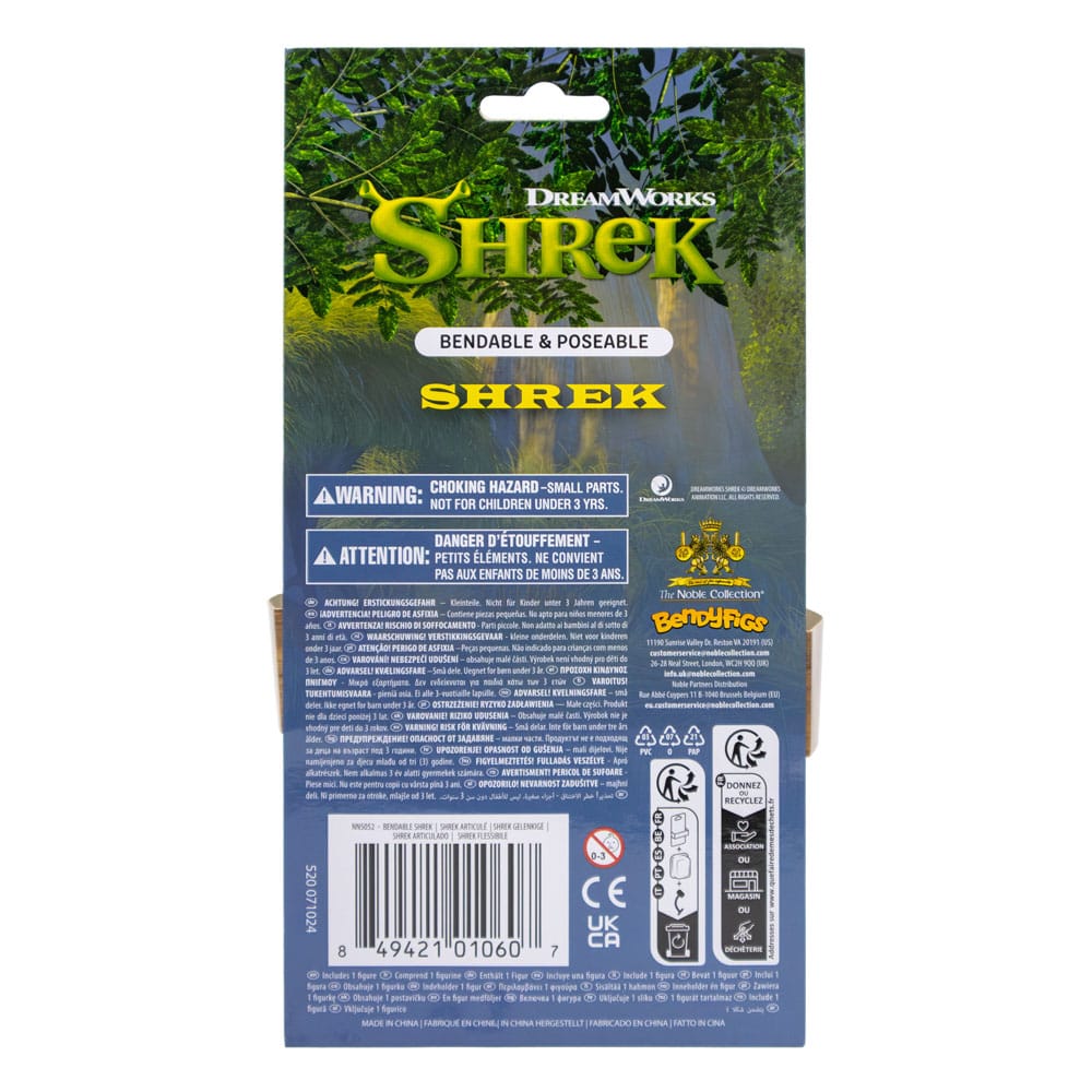Shrek figurine flexible Bendyfigs Shrek 15 cm