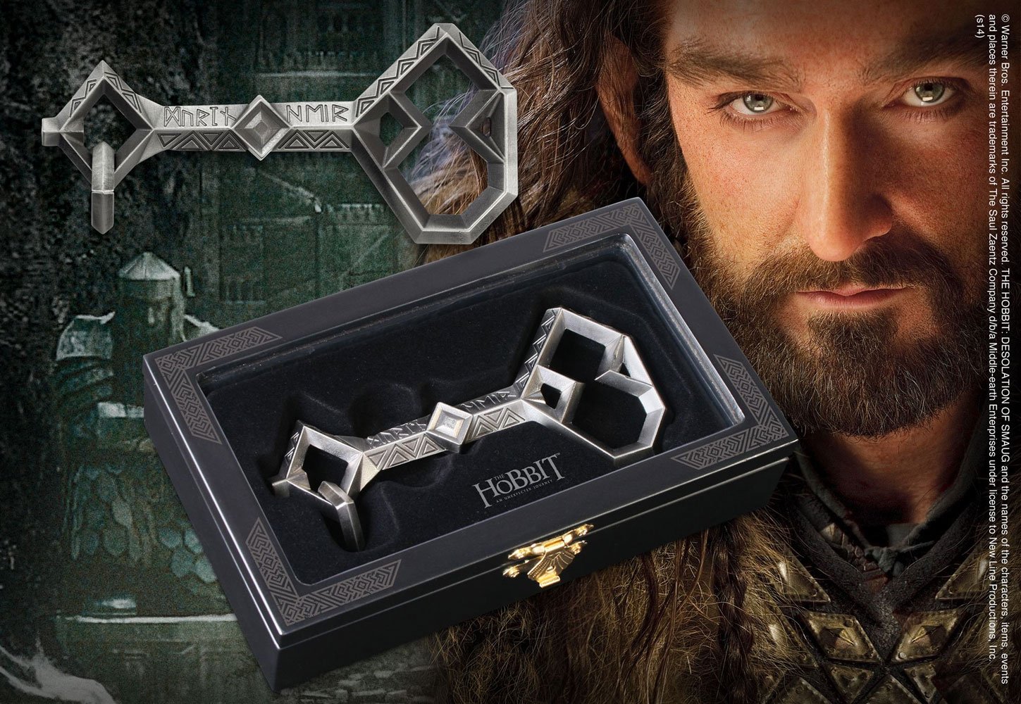 Le Hobbit Un voyage inattendu réplique 1/1 clé d´Erebor 14 cm