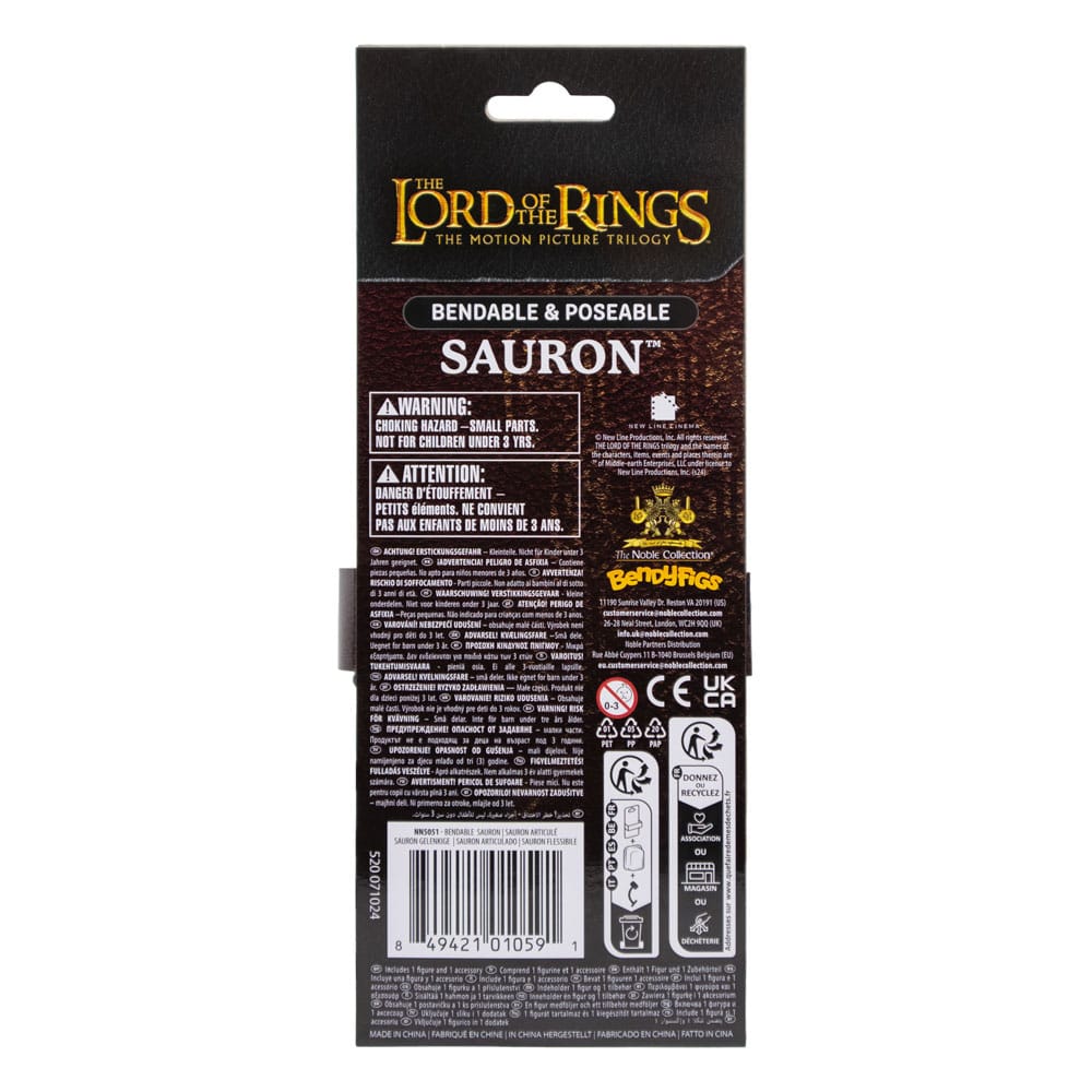Le Seigneur des Anneaux figurine flexible Bendyfigs Sauron 19 cm