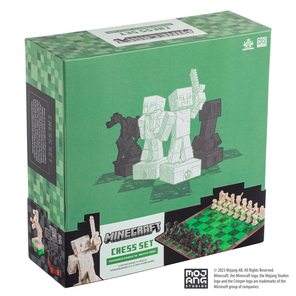 Minecraft jeu d´échecs Overworld Heroes vs. Hostile Mobs