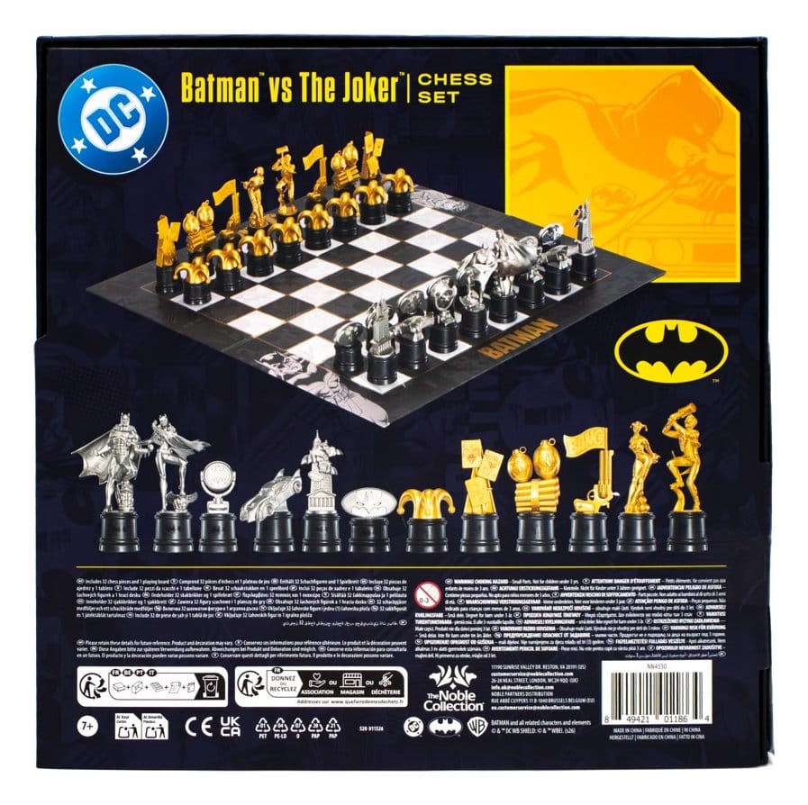 DC Comics Jeu d'échecs Batman vs. The Joker 47 cm