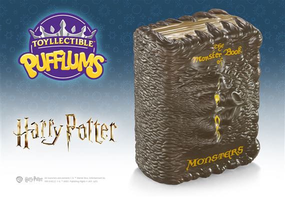 Harry Potter figurine anti-stress Squishy Pufflums The Monster Book of Monsters 15 cm
