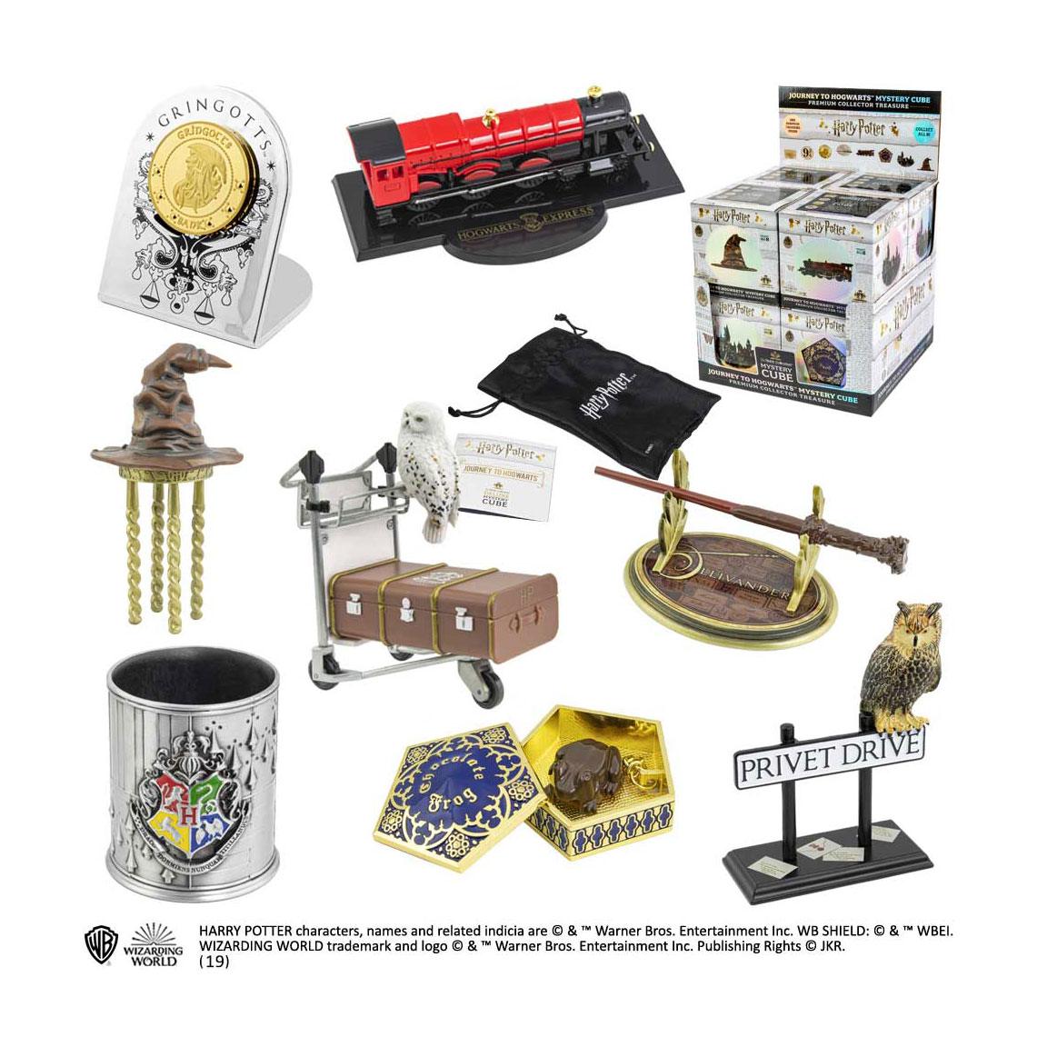 Harry Potter présentoir statuettes Journey to Hogwarts Mystery Cubes 8 cm (8)