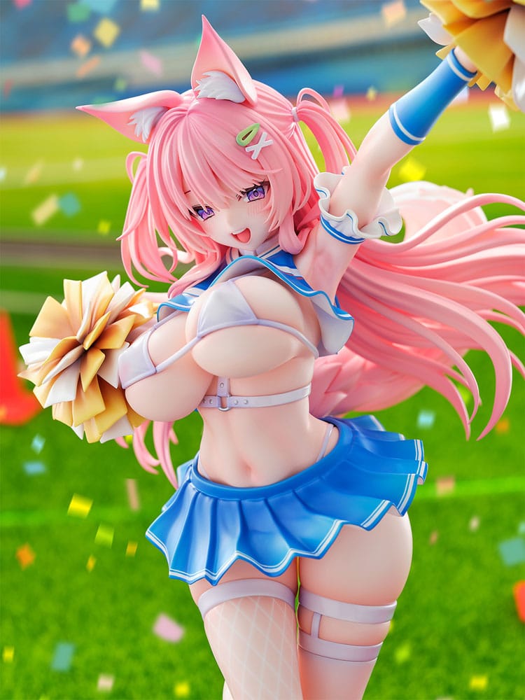 Original Character statuette 1/5 Kemomimi Cheer Girl illustration by Yatanuki Kei 35 cm