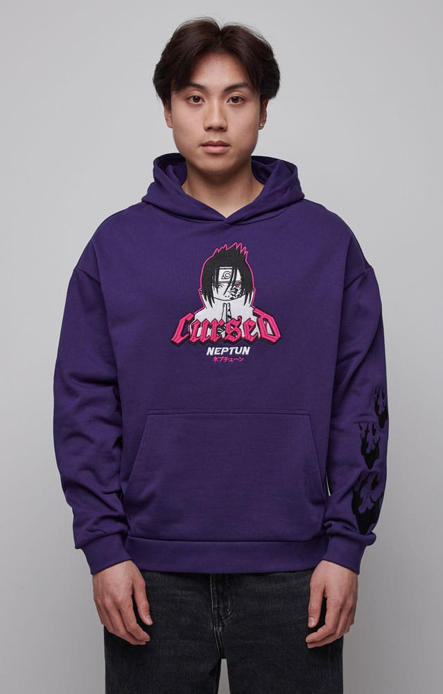 Naruto Shippuden sweater à capuche Graphic Purple (S)