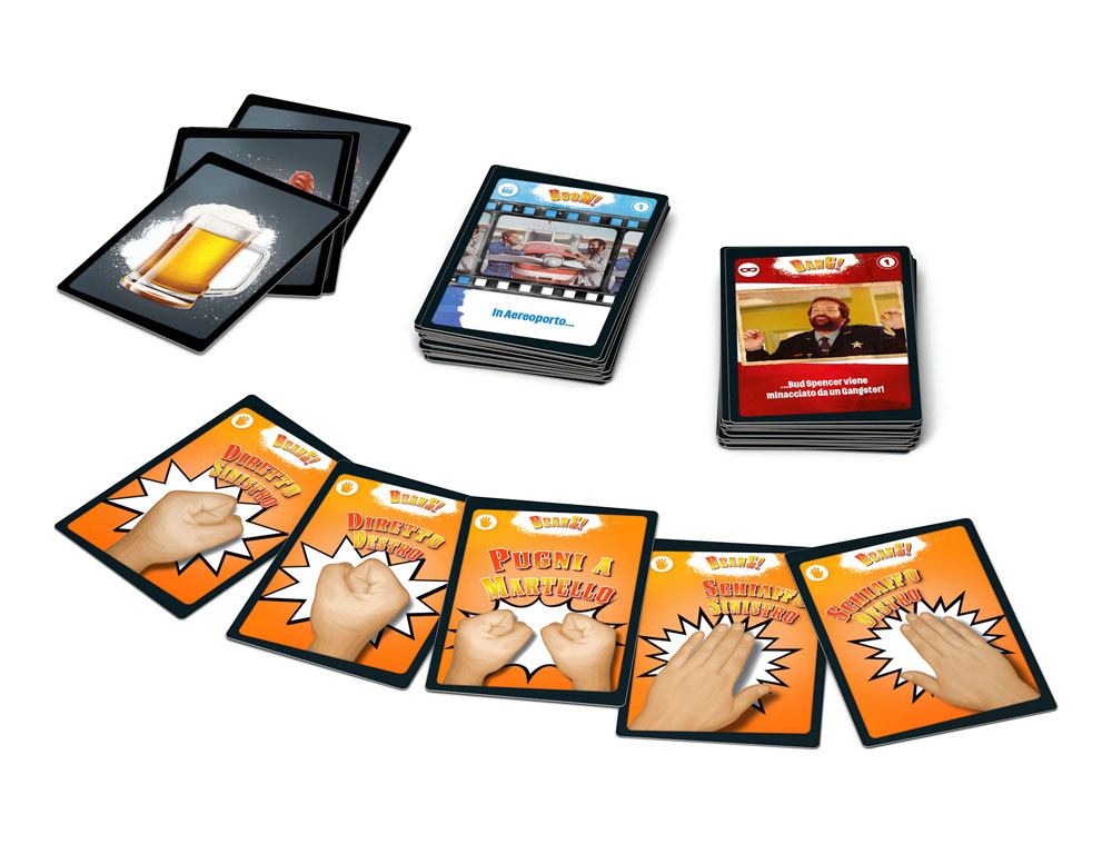 Bud Spencer & Terence Hill jeu de cartes BEANS BOOM BANG! *ITALIEN*