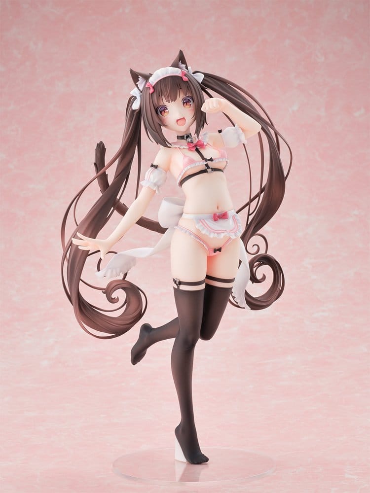 Nekopara figurine PVC 1/5.5 Chocola Micro Bikini Maid -STD Edition- 30 cm