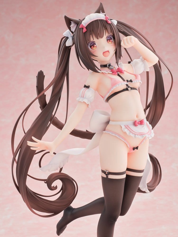 Nekopara figurine PVC 1/5.5 Chocola Micro Bikini Maid -STD Edition- 30 cm