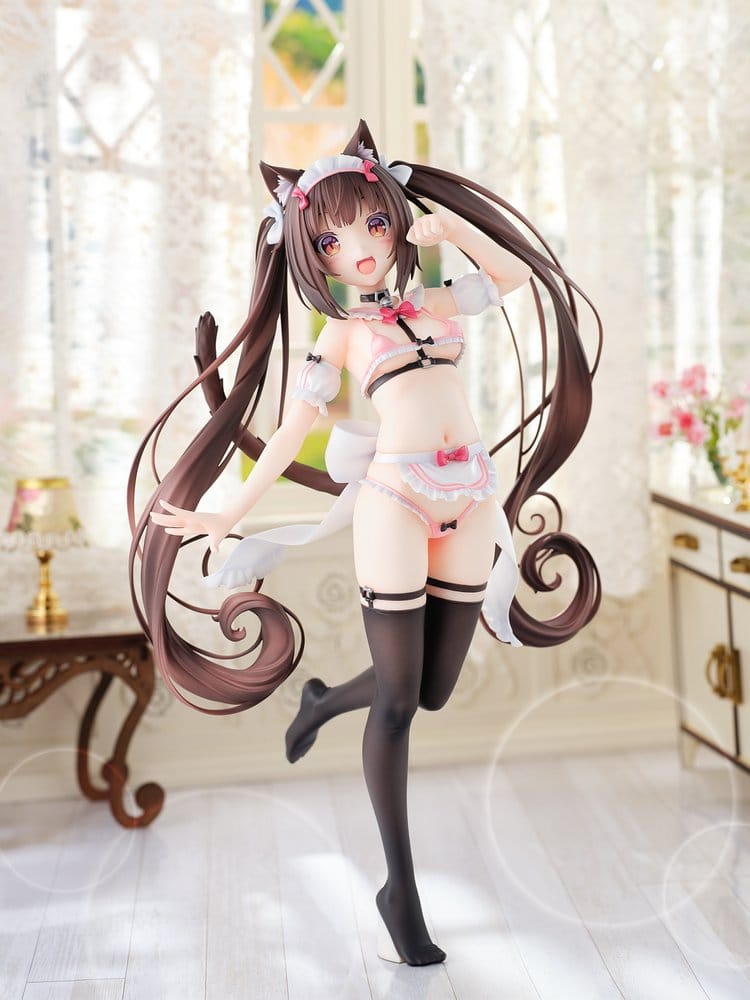 Nekopara figurine PVC 1/5.5 Chocola Micro Bikini Maid -STD Edition- 30 cm