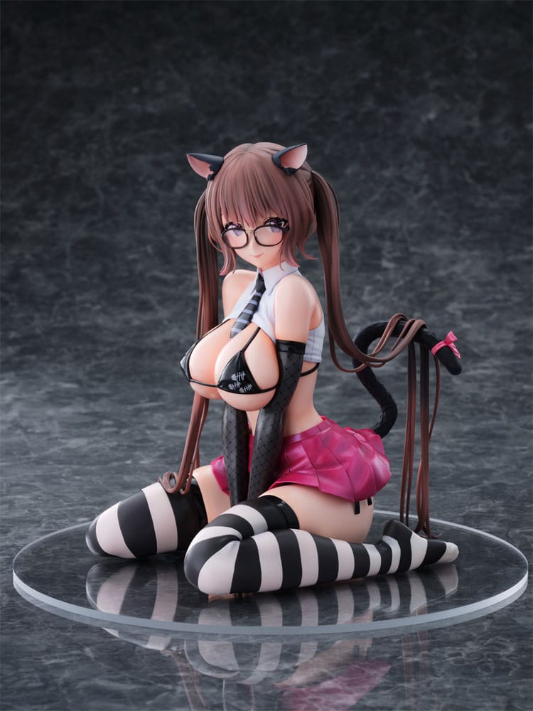 Original Character statuette 1/6 Itazura Cat miumiu Illustrated by Mataro 17 cm