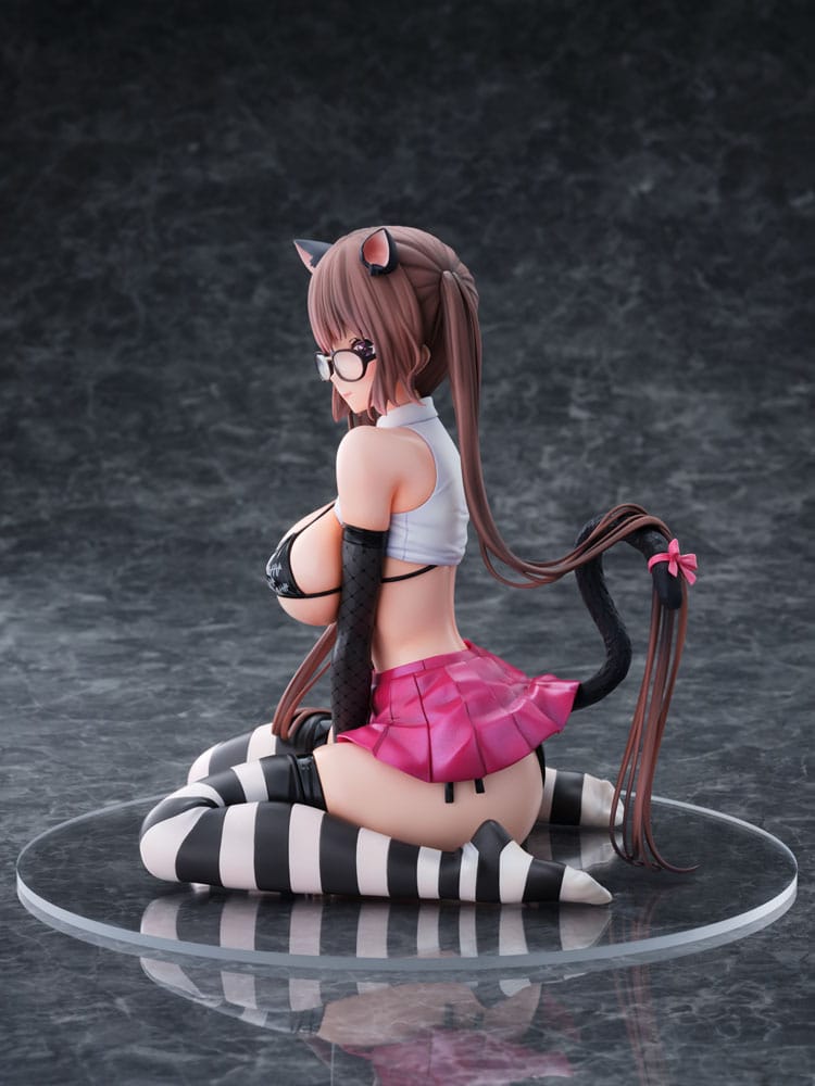Original Character statuette 1/6 Itazura Cat miumiu Illustrated by Mataro 17 cm