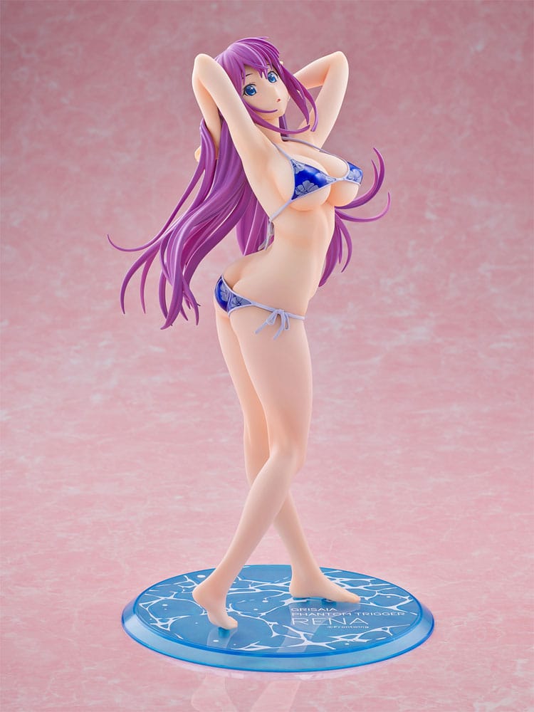 Grisaia Phantom Trigger statuette PVC 1/6 Rena Fukami Metallic Blue Ver. 28 cm