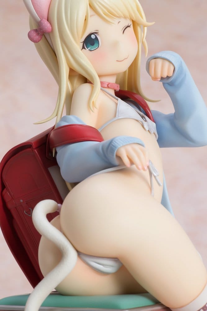 Hatsukoi Ribbon figurine PVC 1/6 Yuu White cat Ver. 25 cm