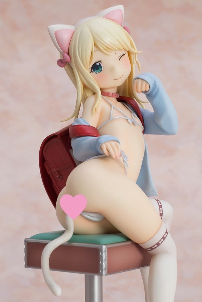 Hatsukoi Ribbon figurine PVC 1/6 Yuu White cat Ver. 25 cm