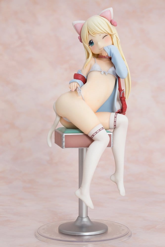 Hatsukoi Ribbon figurine PVC 1/6 Yuu White cat Ver. 25 cm