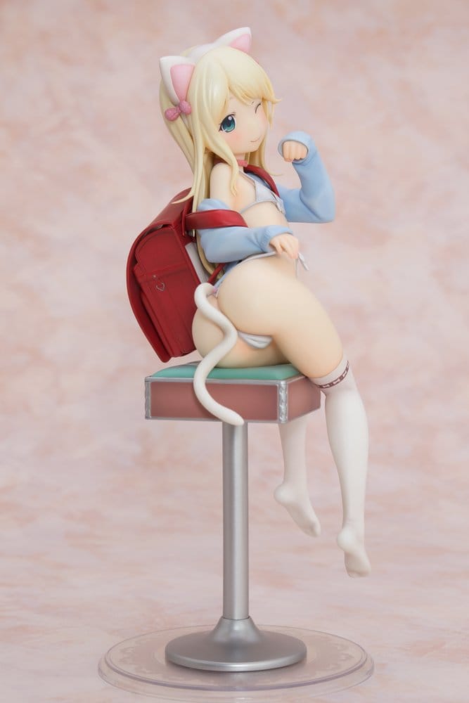 Hatsukoi Ribbon figurine PVC 1/6 Yuu White cat Ver. 25 cm