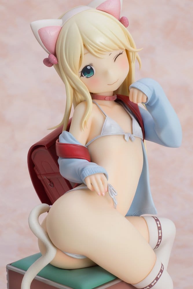 Hatsukoi Ribbon figurine PVC 1/6 Yuu White cat Ver. 25 cm
