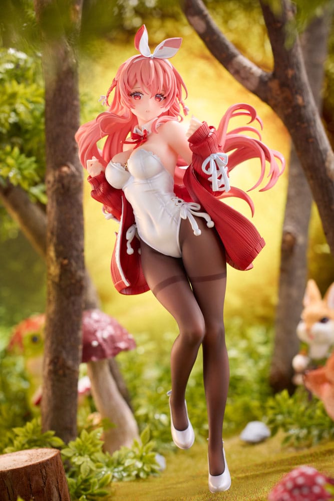 Original Character statuette PVC 1/7 White Rabbit Illustrated by Rosuuri Deluxe Version 24 cm