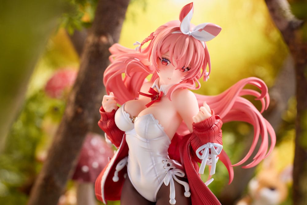 Original Character statuette PVC 1/7 White Rabbit Illustrated by Rosuuri Deluxe Version 24 cm
