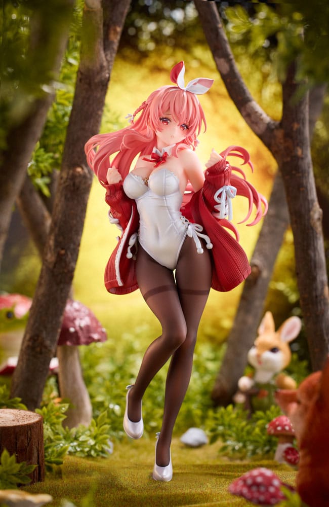 Original Character statuette PVC 1/7 White Rabbit Illustrated by Rosuuri Deluxe Version 24 cm