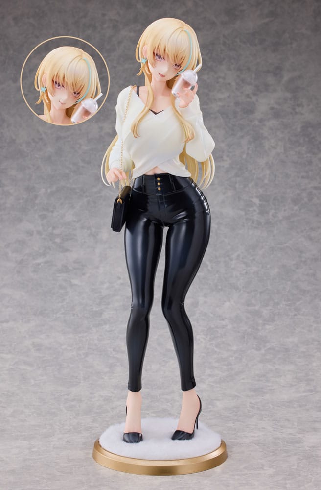 Original Character statuette 1/4 Aoi Koigakubo Illustrated by Fujiko Leather Pants Deluxe Edition 42 cm