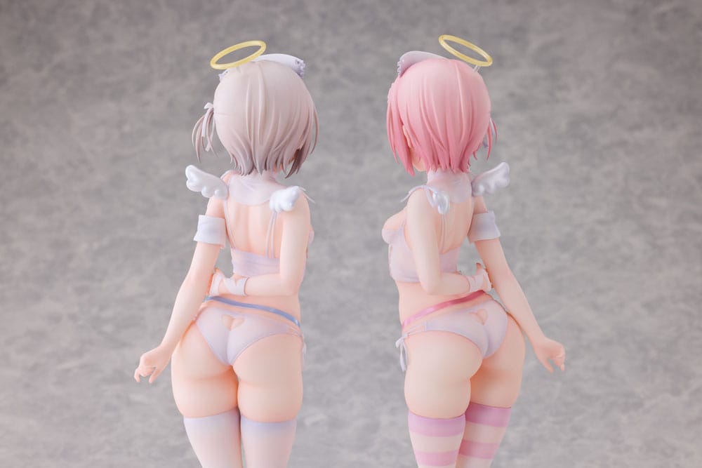 Original Character statuette 1/6 Suzu & Nagi Illustrated by Kuma 4-gou Set Edition 27 cm