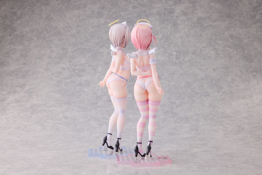 Original Character statuette 1/6 Suzu & Nagi Illustrated by Kuma 4-gou Set Edition 27 cm