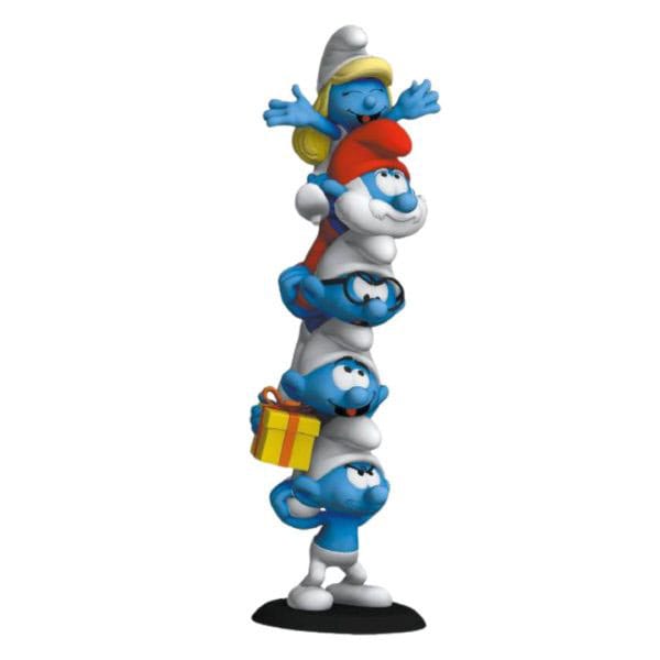 Les Schtroumpfs statuette  Smurfs Column Polychrome Edition 50 cm