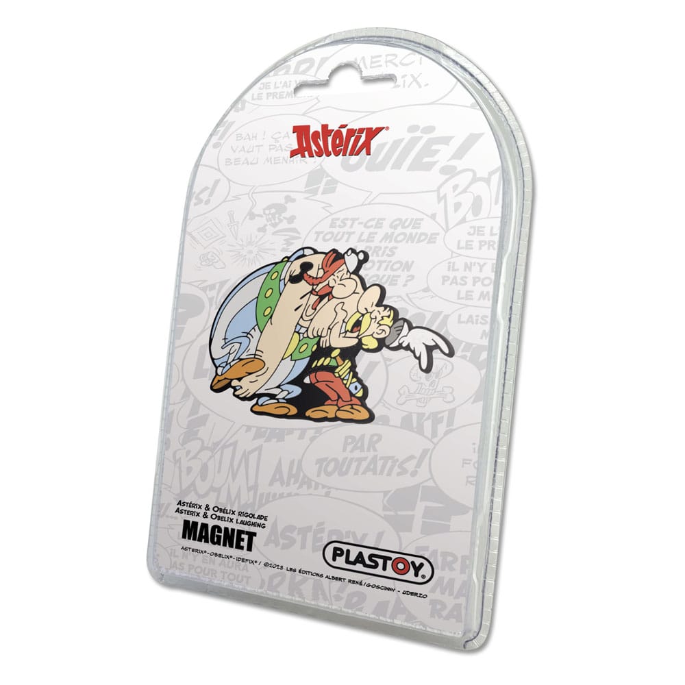 Asterix aimant Asterix & Obelix Laughing 6 cm