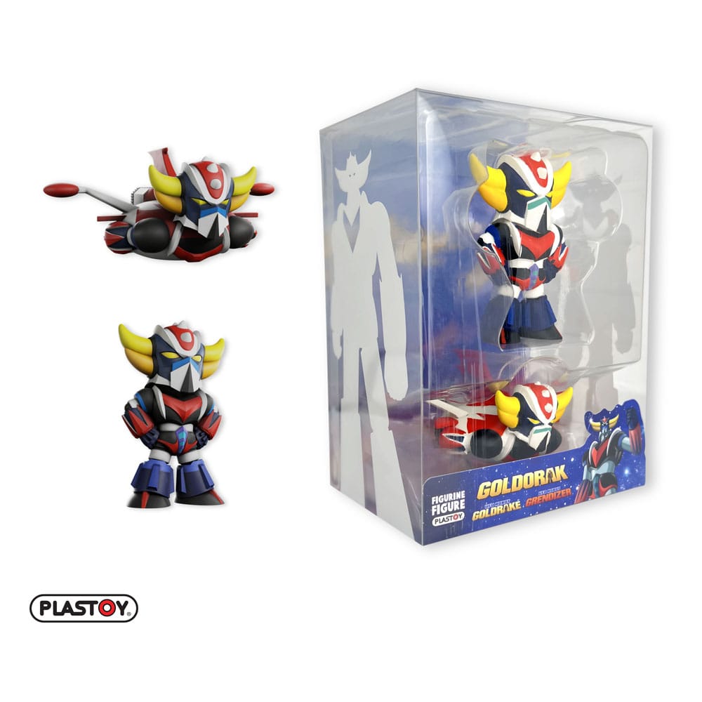 Goldorak pack 2 figurines soucoupe & Goldorak debout 7 cm