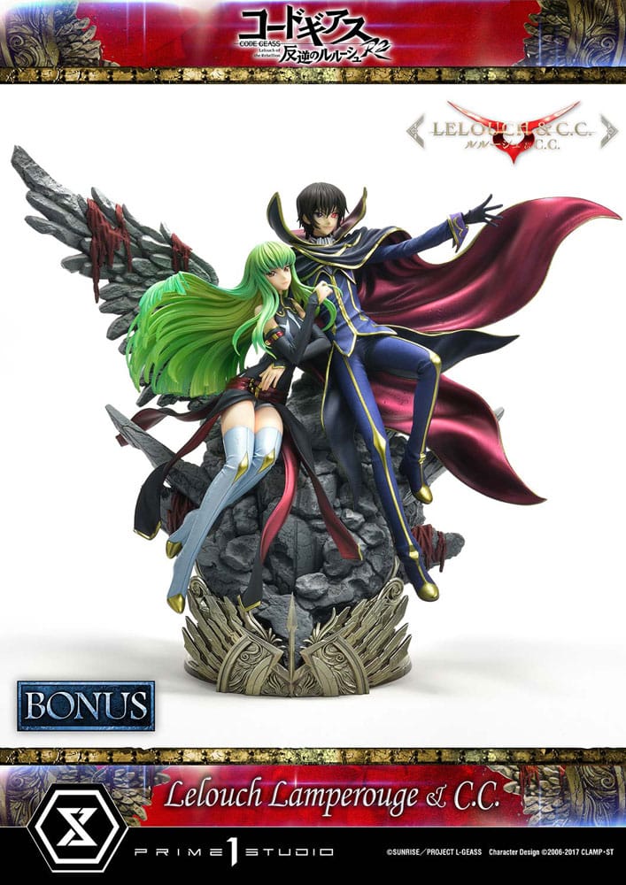 Code Geass: Lelouch of the Rebellion Concept Masterline Series statuette 1/6 Lelouch Lamperouge & C.C. 44 cm