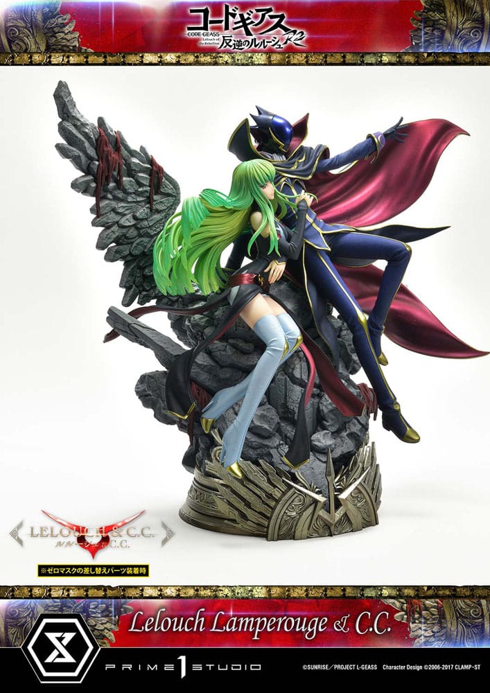 Code Geass: Lelouch of the Rebellion Concept Masterline Series statuette 1/6 Lelouch Lamperouge & C.C. 44 cm