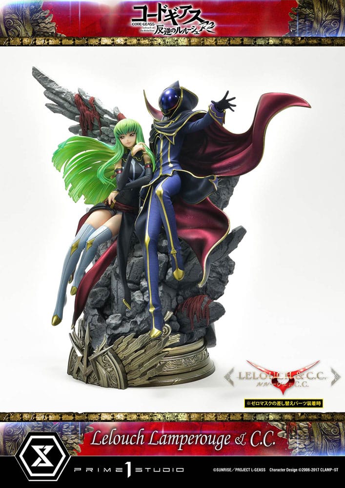 Code Geass: Lelouch of the Rebellion Concept Masterline Series statuette 1/6 Lelouch Lamperouge & C.C. 44 cm