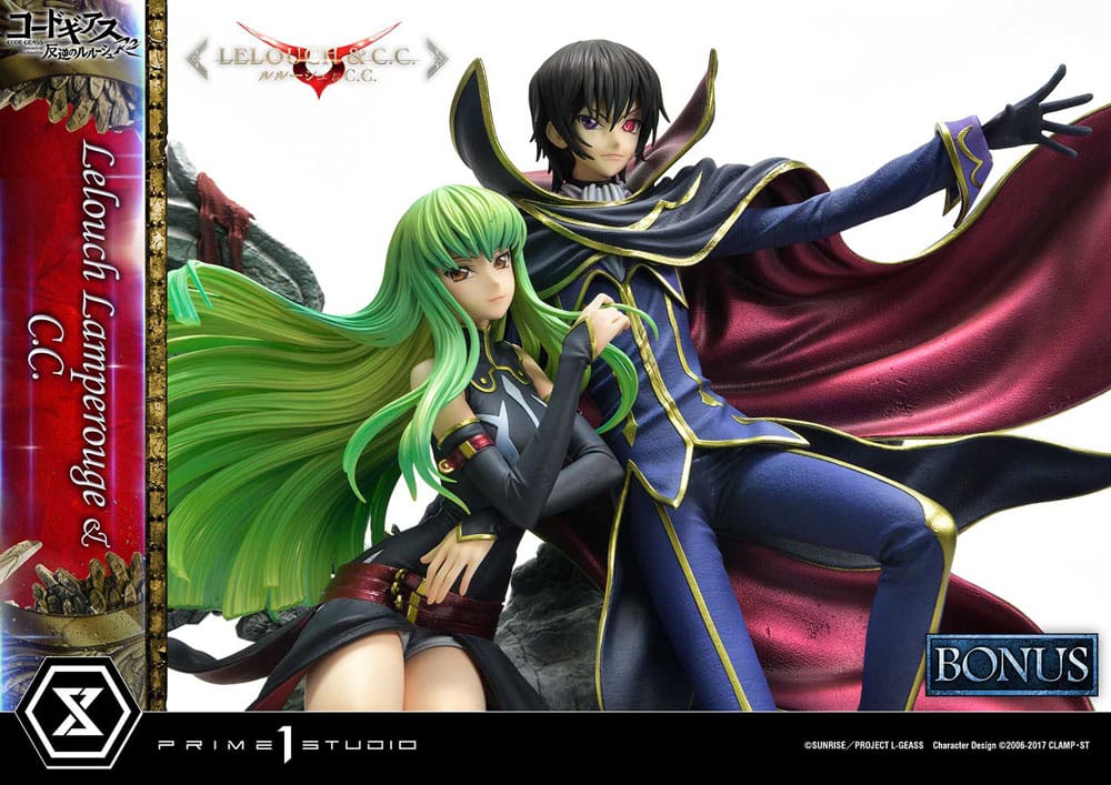 Code Geass: Lelouch of the Rebellion Concept Masterline Series statuette 1/6 Lelouch Lamperouge & C.C. 44 cm