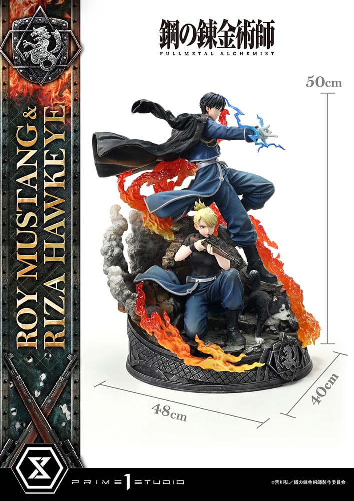 Fullmetal Alchemist statuette Concept Masterline 1/6 Roy Mustang & Riza Hawkeye Regular Version 50 cm