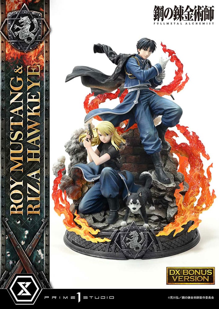 Fullmetal Alchemist statuette Concept Masterline 1/6 Roy Mustang & Riza Hawkeye Deluxe Bonus Version 50 cm