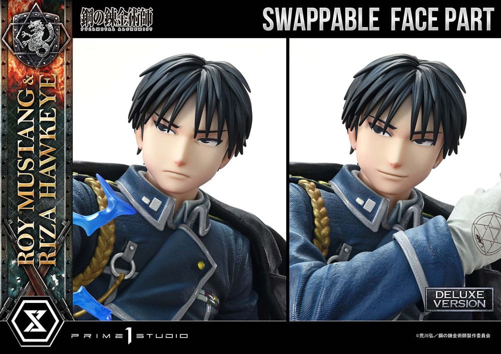 Fullmetal Alchemist statuette Concept Masterline 1/6 Roy Mustang & Riza Hawkeye Deluxe Bonus Version 50 cm