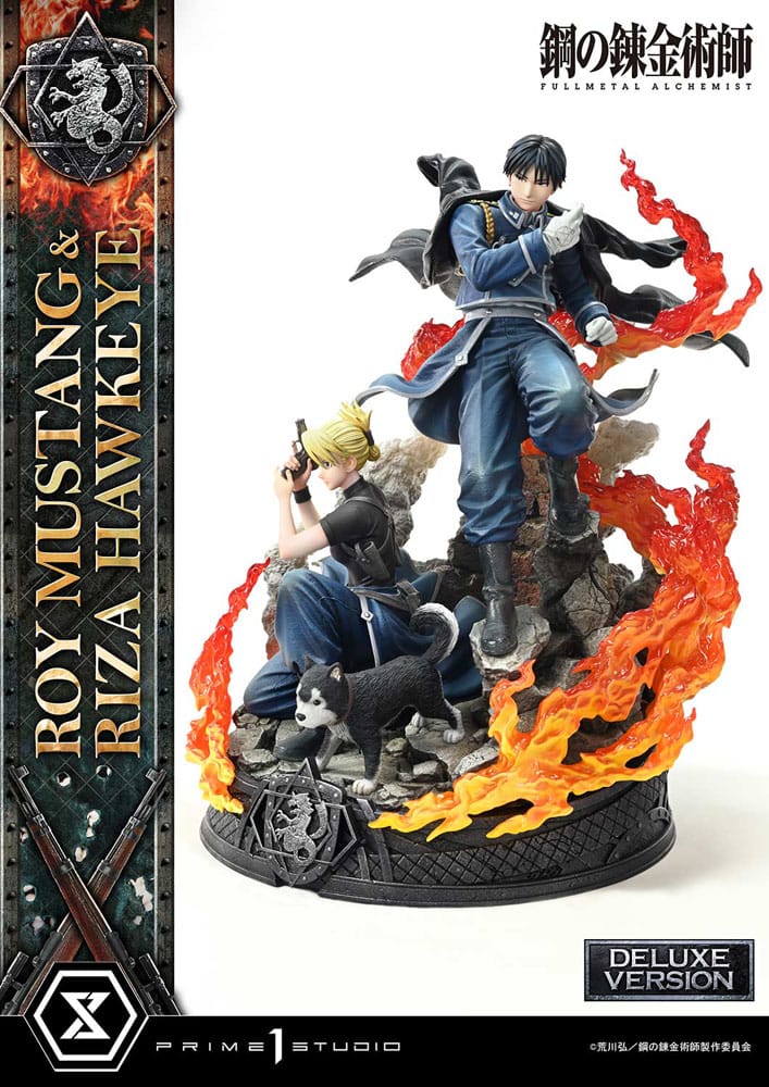 Fullmetal Alchemist statuette Concept Masterline 1/6 Roy Mustang & Riza Hawkeye Deluxe Bonus Version 50 cm