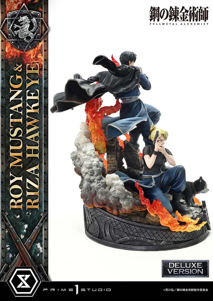 Fullmetal Alchemist statuette Concept Masterline 1/6 Roy Mustang & Riza Hawkeye Deluxe Bonus Version 50 cm