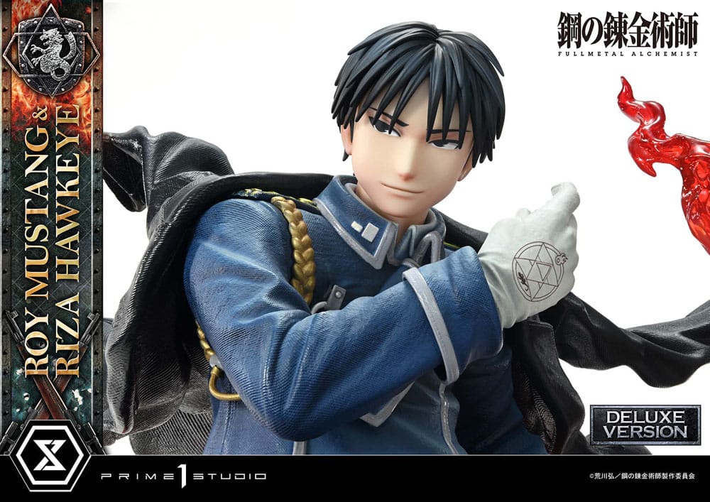 Fullmetal Alchemist statuette Concept Masterline 1/6 Roy Mustang & Riza Hawkeye Deluxe Bonus Version 50 cm