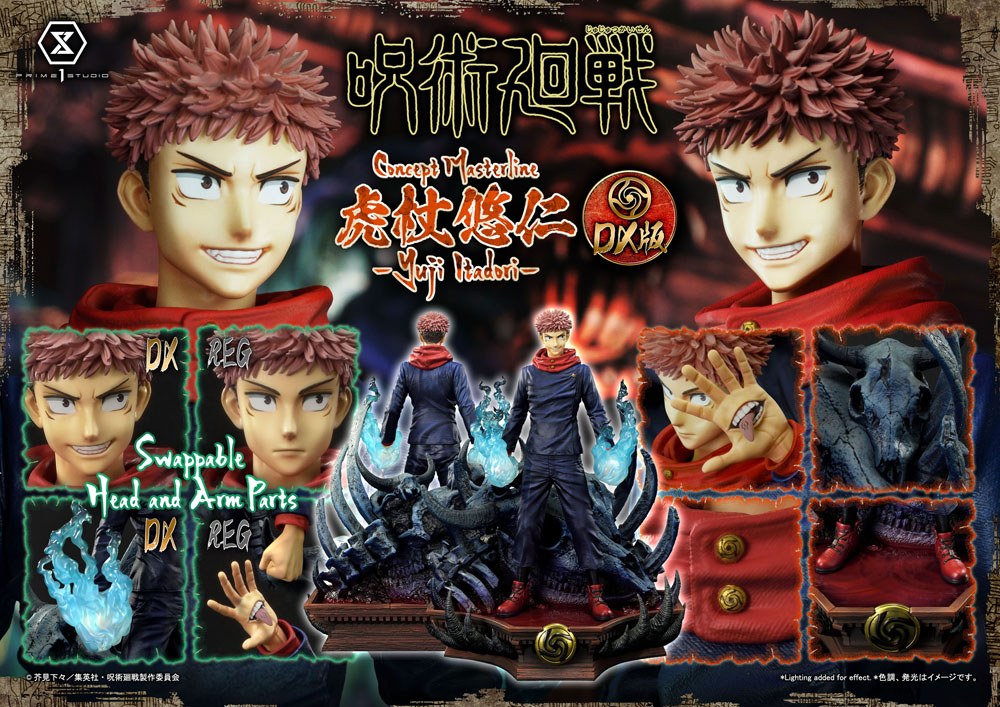Jujutsu Kaisen Premium Masterline Series statuette Yuji Itadori Deluxe Version 38 cm