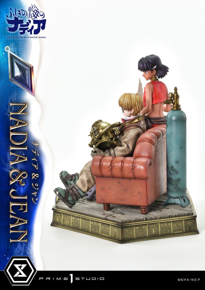 Nadia: The Secret of Blue Water Concept Masterline Series statuette 1/6 Nadia & Jean 35 cm