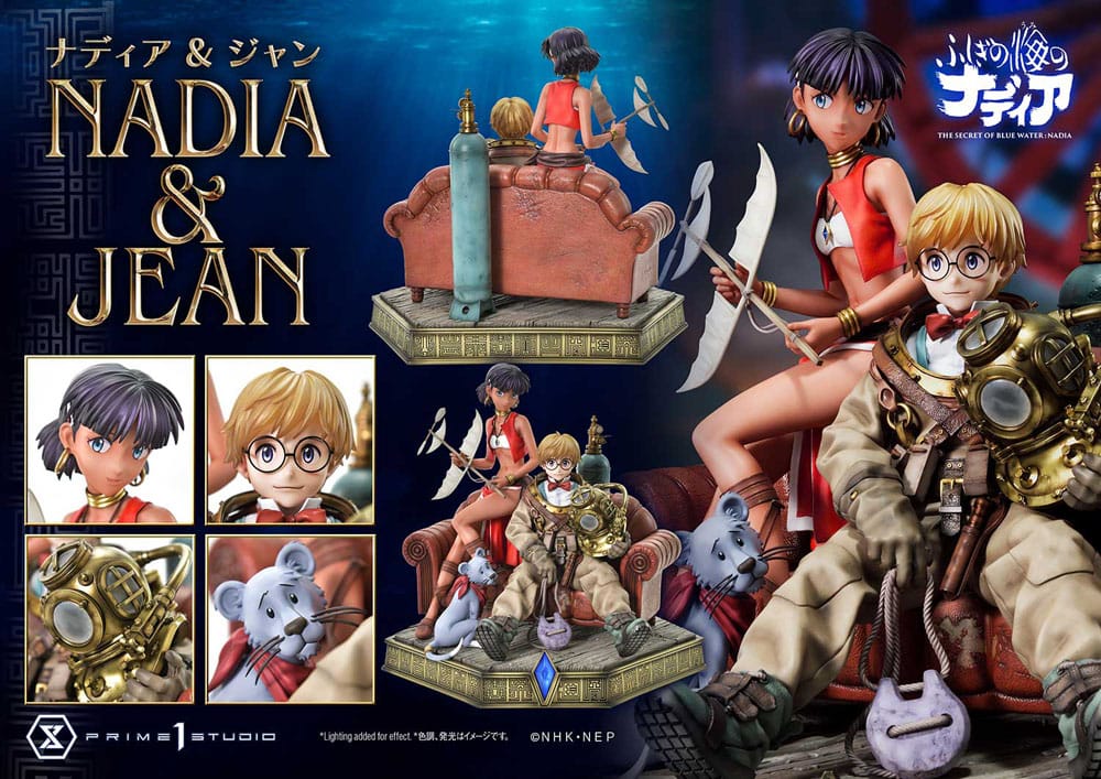 Nadia: The Secret of Blue Water Concept Masterline Series statuette 1/6 Nadia & Jean Bonus Ver. 35 cm