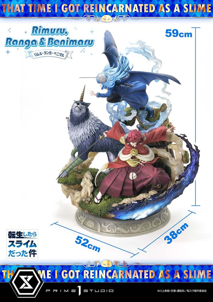 That Time I Got Reincarnated as a Slime Concept Masterline Series statuette 1/6 Rimuru, Ranga and Benimaru 59 cm